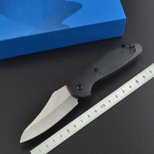 High Quality BM 555 AXIS Folding Knife 440C Sharp Blade Nylon Fiberglass Handle Rescue Survival Outdoor Tactical EDC Tool