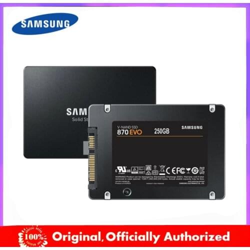 New SAMSUNG SSD 870 EVO 500GB 250GB Internal Solid State Disk HDD Hard Drive SATA 2.5" 1TB 2TB Inch Laptop Desktop PC