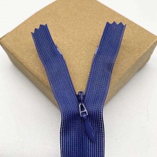 New 5pcs 25-35mm Invisible Lace Zipper Screen Side Color Invisible Zipper Nylon for Sewing Garment Accessories DIY #10