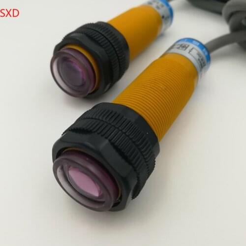 2Pair E18-t3p1 infrared photoelectric switch 5m sensor three wire PNP normally open DC6V-36v
