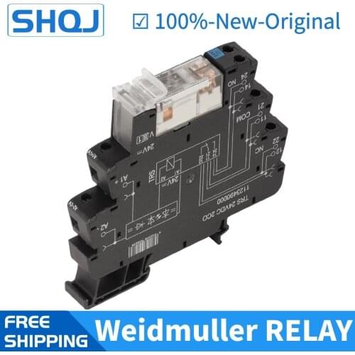 5pcs Weidmuller Slim Relay TRS 24VDC 2CO 1123490000 Brand new and original Slice relay