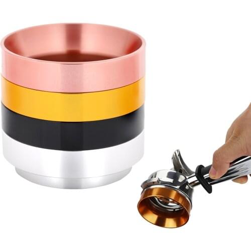 51mm 54mm 58mm Breville Delonghi Krups Aluminum Dosing Ring With Magnet For Brewing Bowls Coffee Tampering Espresso Barista Tool