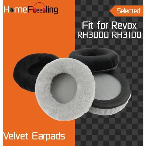 Homefeeling Earpads for Revox RH3000 RH3100 Headphones Earpad Cushions Covers Velvet Ear Pad Replacement