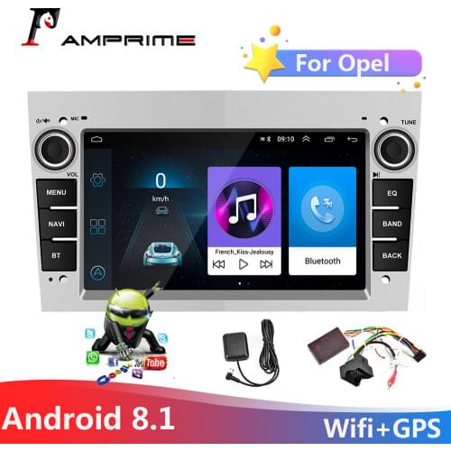 AMPrime Android 2din Car radio Multimedia Player For Opel Astra Antara Vectra Corsa Zafira Meriva Vivaro Wifi GPS FM Auto Stereo