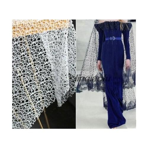 Large net chaotic texture hollow perspective mesh fabric