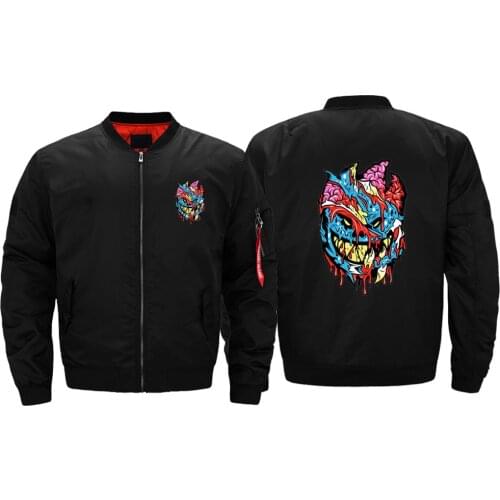 Dropshipping Spitfire Wheels Zombie Skateboard Jacket Mens Bomber Jackets Coats Ma1 Thick Windbreaker Military Plus Size M-5XL