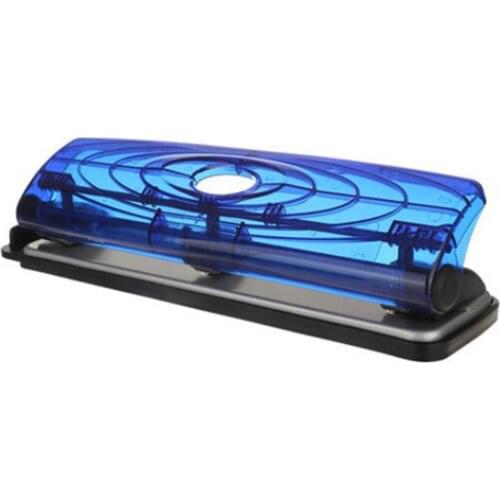 3-Holes Hole Punch, LightTouch, 7mm Hole Size, 108mm Hole Distance, 8 Sheets, #975C