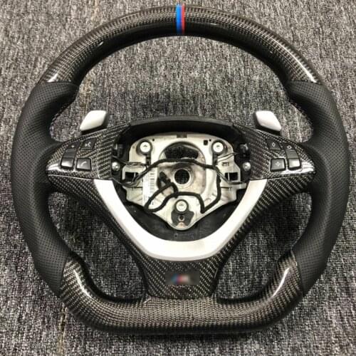 Customized Carbon Fiber Racing Steering Wheel For BMW E70 2008 2009 2010 2011 2012 2013