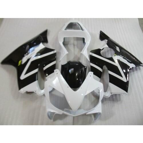 Motorcycle Fairing Kit For CBR600F4i CBR 600 F4i 2001 2002 2003 Injection Molding ABS Plastic Fairings Black White od5