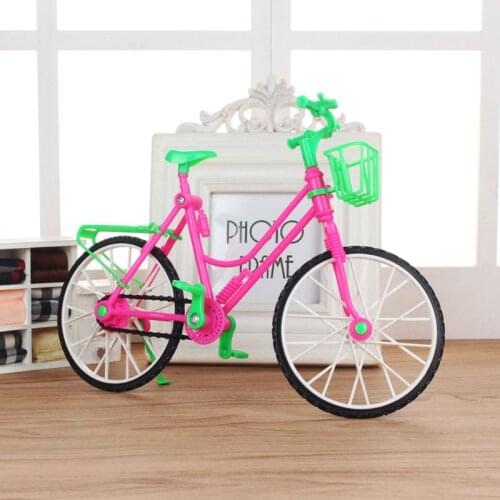 Doll Bicycle Bike Doll House For Barbi Doll 12" Doll Doll Accessories Girls Gift