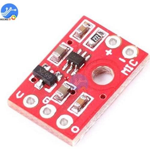 MAX9812L Microphone Amplifier Board 3.3V-6V Voice Audio Preamplifier Driver Mode AMP Board for Arduino DIY Kit