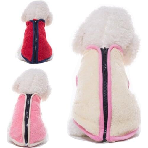 Fashion Dog Autumn Winter Warm Pet Dog Clothes Vest For Dogs Coat Jacket Cotton French Bulldog Clothing For Dogs Pets Clothing