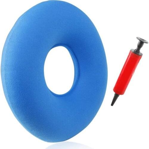 Inflatable Orthopedic Cushion Pelvis Pillow Lift Hips Up Seat Cushion Multifunction Seat Ring Cushion for Pregnant Women Seniors