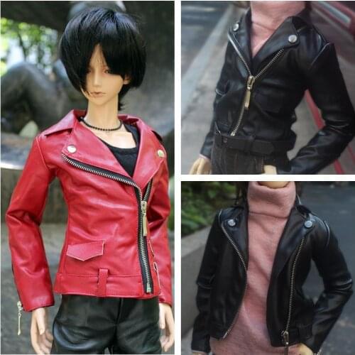 1/4 1/3 scale BJD doll clothes leather jacket coat for BJD/SD accessories ID72 uncle.Not included doll,shoes,wig and other A0848