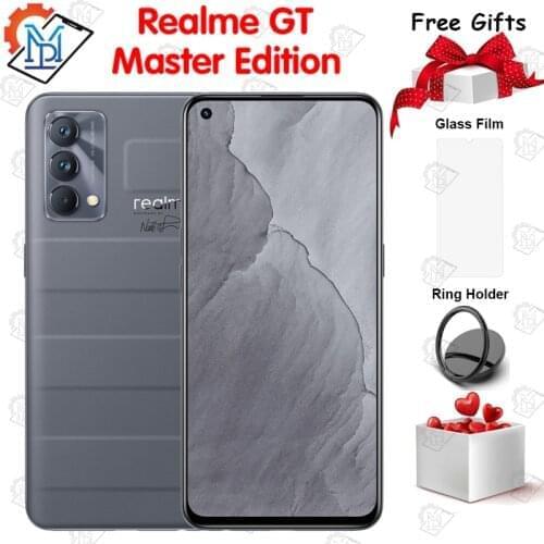Original Realme GT Master 5G Mobile Phone 6.43" Super AMOLED 120Hz 8G+128G Snapdragon 778G Android 11 64MP Camera Smartphone