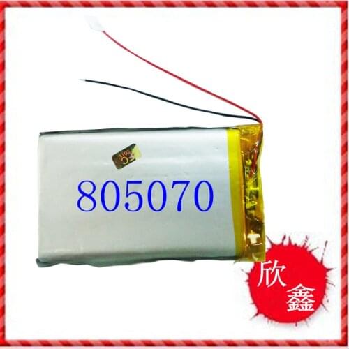 805070 polymer battery 3.7V lithium battery 3100MAH large capacity new mobile power Rechargeable Li-ion Cell