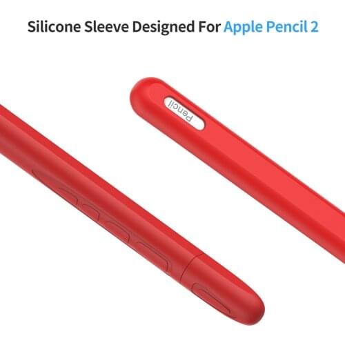 Anti-Slip Silicone Pencil Sleeve Cover Protective Case for Apple Pencil 2 JR Deals