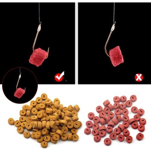 Carp Fishing BaitFishing Goods Fishing Accessories100 Pieces Of Bait Bait Flies Hollow Bait Grass Carp Bait Bait Pellets