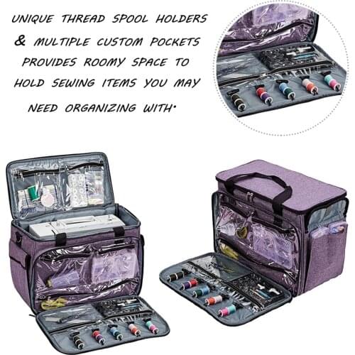 Knitting Bag Oxford Cloth Machine Storage Bag Large Capacity Sewing Tools Handbag Sewing Tools Dust Cover Case Accessories