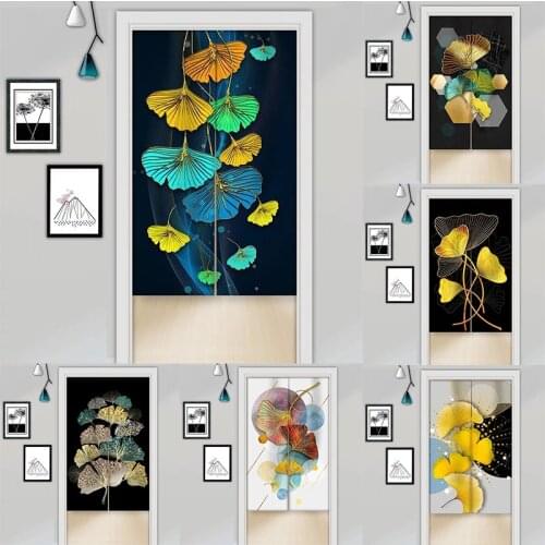 Fabric Curtain Bedroom Blackout Curtain Kitchen Partition Curtain Home Decoration Doorway Hanging Curtain
