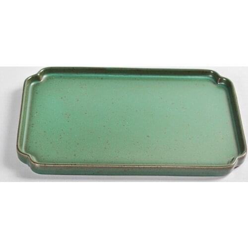 Japanese Dry-Bulb Disk Small Pot Bearing Pot Saucer Ceramic Tea Cha Dian Pan Tea Ceremony Tray Serving Tra Chinese Tea Table