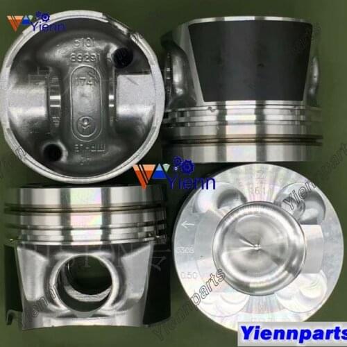 YD25 YD25-DI-T Piston with pin and clips STD A2010-EB70A A2010-EB71A A2010-EB72A For Nissan Navara Diesel Engine Spare Parts