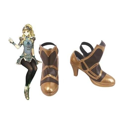 Fire Emblem Clair Cosplay Boots Shoes for Women High Heel Shoes Costume Accessories Halloween Party Shoes
