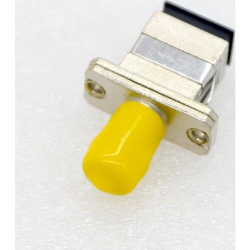 10pcs NEW Hot Optical Connector SC/ST Fiber Adapter Converter Flange Coupler Adapter Special Wholesale to Russia