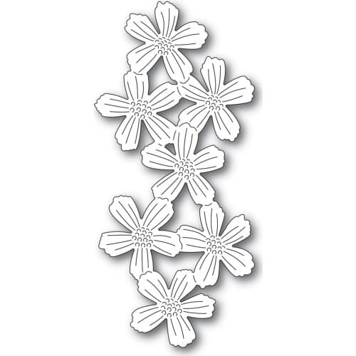 2021 AliliArts Metal Cutting Dies Flower chain diy Scrapbooking Photo Album Decorative Embossing PaperCard Crafts Die