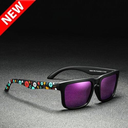 2021 Womens sunglasses Vintage Sport KDEAM Brand Designer Unisex Eyewear Purple mirror lens очки солнечные женские