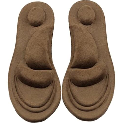 4D Soft Sponge Pain Relief Mens Foot Massage Arch Insoles Shoe Insert Shoe Accessories