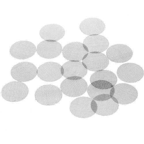 500pcs 16/20mm Combustion Net Water Pipe Filter Mesh Hookah Water Cigarette Metal Filters Smoking Pipes Screen Gauze Wholesale