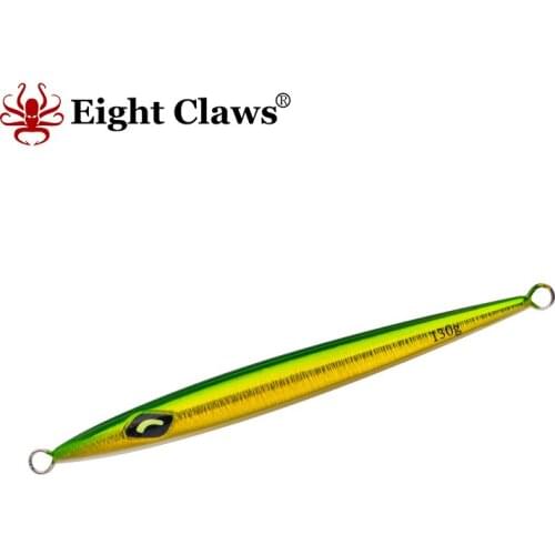 EIGHT CLAWS Deep Sea Trolling Lures Metal Jig Jigging Lure 130g150g180g Long Fishing Lure Luminous Fast Sinking Bait