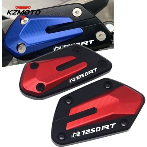 Motorcycle CNC Aluminum Accessories Front Brake Clutch Fluid Reservoir Cover Cap For BMW R1250RT r1250rt 2018 2019 2020 LOGO