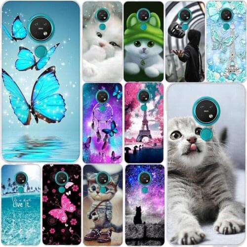For Nokia 6.2 7.2 Nokia6.2 Nokia7.2 Case Soft TPU Silicone Coque For Nokia 6.2 7.2 Cover Animals Capa For Nokia 6.2 7.2 Shell
