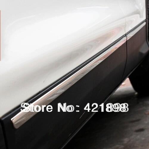 For Ford Escape Kuga 2013 2014 2015 2016 Stainless Steel Side Door Body Molding Moulding Trim