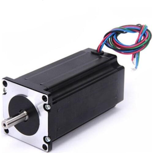Best Sell! free shipping CNC Nema 23 Stepper Motor 57mmX112mm CE ROHS ISO 3D Printer Robot Foam Plastic Metal