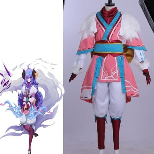 Game LOL Spirit Blossom Kindred Cosplay Costume Adult Women Eternal Hunters Costume Custom Made L320
