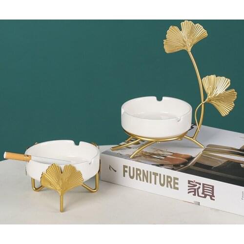 Nordic Creative ceramics Ashtray home Decoration Modern Home Decor white Ashtray Holder Hotel Office desktop living room Gift