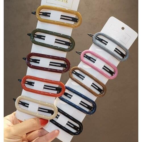 Fashion Vintage Hair Clips for Hair Simple Hair Clip 10 Colors Hair Clips for Girls Hair Barrette Hair Accessories for Women