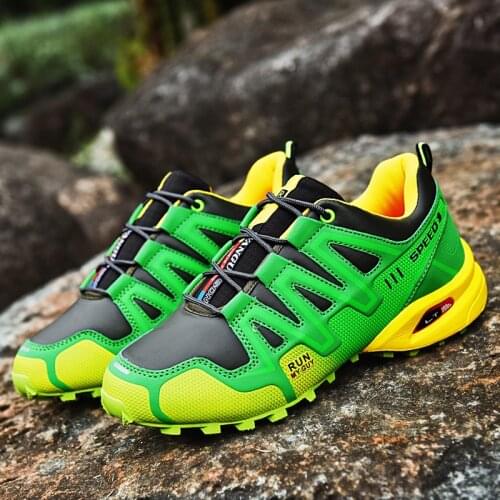 Mens Summer Large Size Hiking Shoes Light Platform Safety Non-slip Outdoor Travel Sneakers Solidworks Walking Orbit Trainer