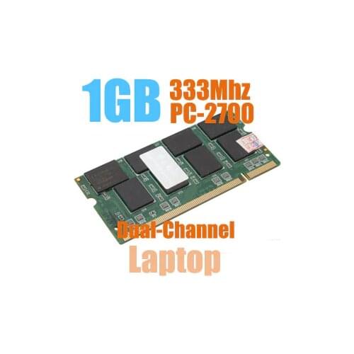 MLLSE New Sealed SODIMM DDR 333Mhz 1GB PC-2700 memory for Laptop RAM,good quality!compatible with all motherboard
