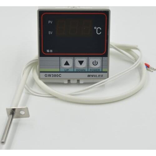 New Original Intelligent high temperature thermostat 400 degree temperature switch controller Digital display adjustable GW380C