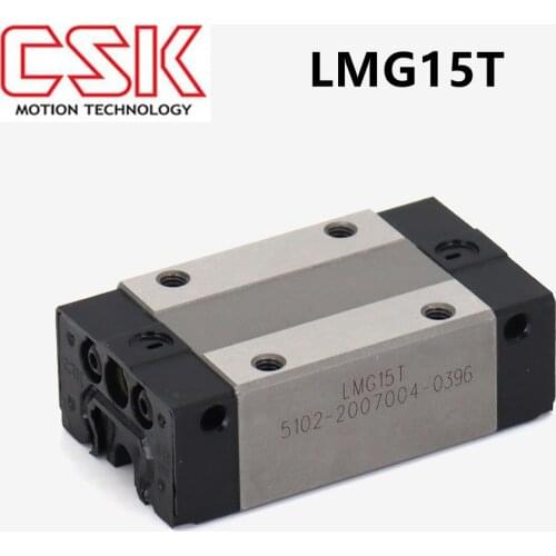 Original Taiwan CSK linear guide block LMG15T Slider Linear Guideway Carriage for CO2 Laser Engraving Cutting Machine