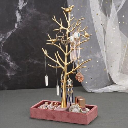 Jewelry Display Tree Jewelry Stand Ring Stand Jewelry Storage Rack Earrings Necklace Holder Storage Box Stand Tower
