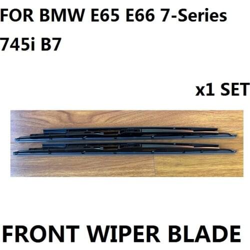 FOR BMW E65 E66 7-Series OEM Front Window Windshield Wiper Blade Set NEW 745i B7 OE#61-61-0-442-837 New