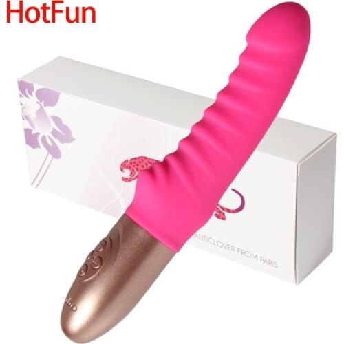 Multi-Frequency Heating Vibrator Female Masturbation Sex Toys Pussy Massage Full Body Silica Gel Waterproof Adult Products