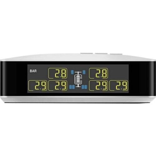 50% Hot Sales Motorcycle TPMS U8 Tire Pressure Monitoring Alarm System with 6 External Sensors