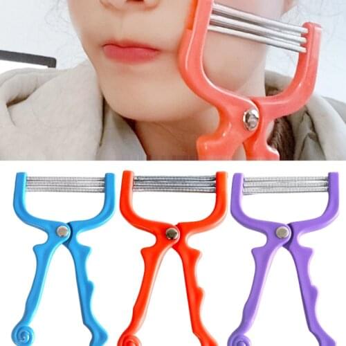 High Quality Safe Facial Epilator Hair Remover Tool Face Beauty 3 Spring Threading Removal Epilator Beauty Tools