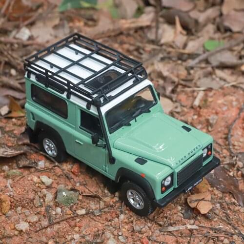 WELLY 1:24 Land Rover Defender Alloy Luxury Vehicle Diecast Pull Back Cars Model Toy Collection